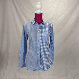 J.Crew Mixed Gingham Women’s Button Down